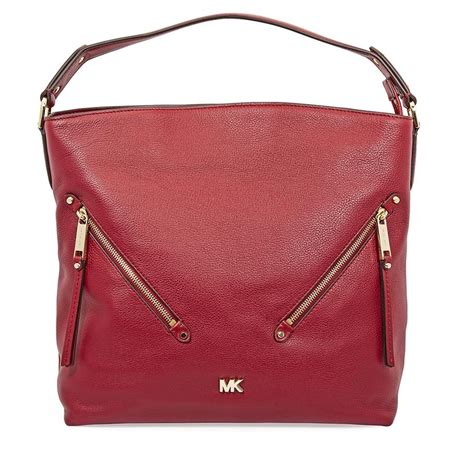 michael kors evie large shoulder bag|Evie Large Pebbled Leather Shoulder Bag .